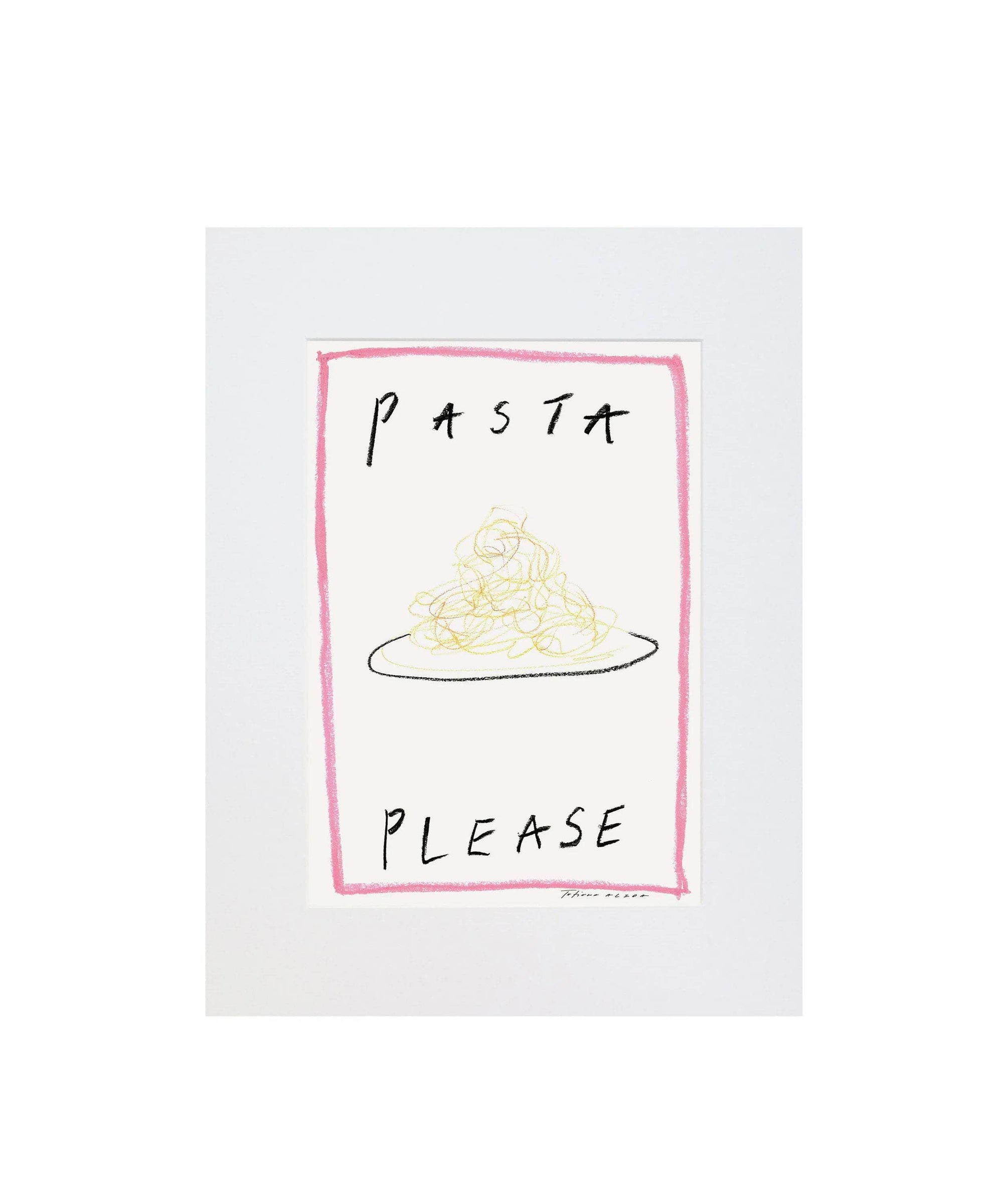Pasta Please Art Print