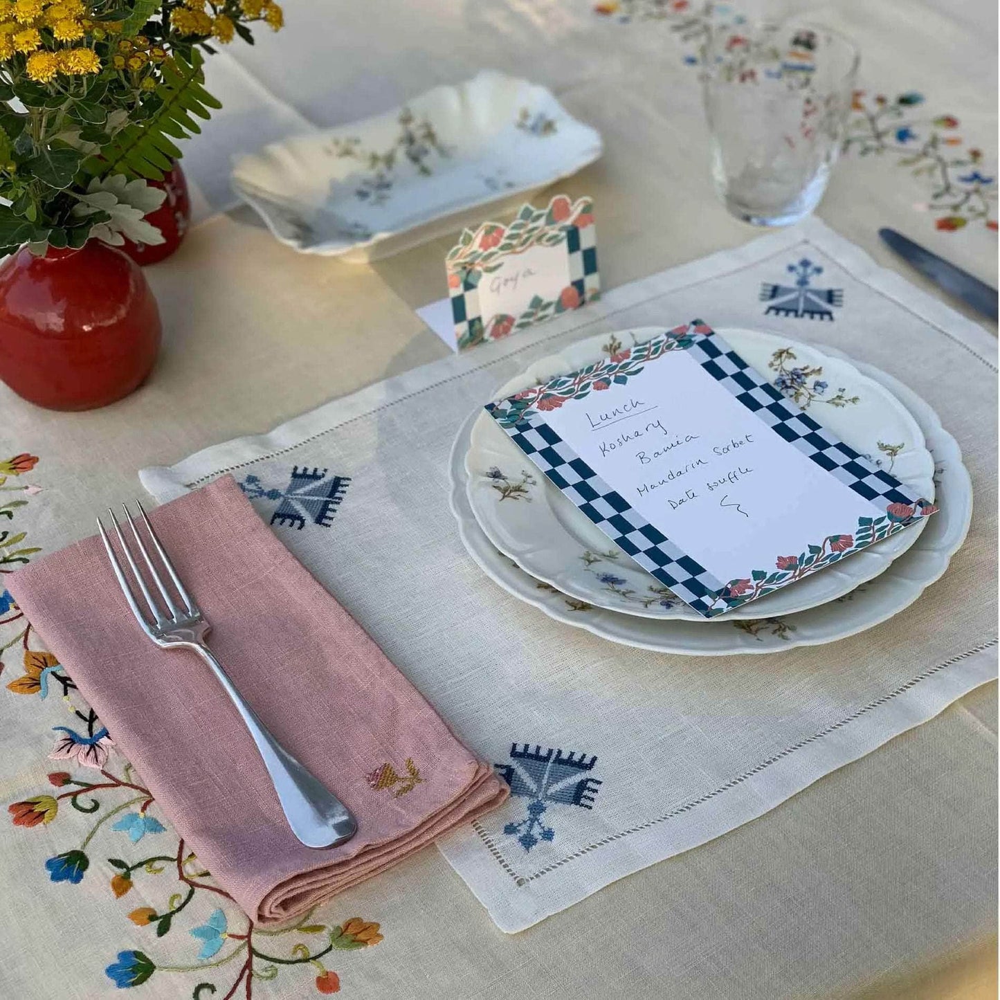 Ottoman Carnation Placemat
