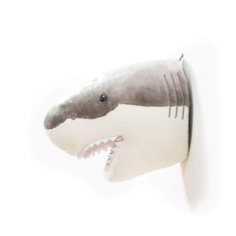 Jack the Shark Wall Mounted Plush Head