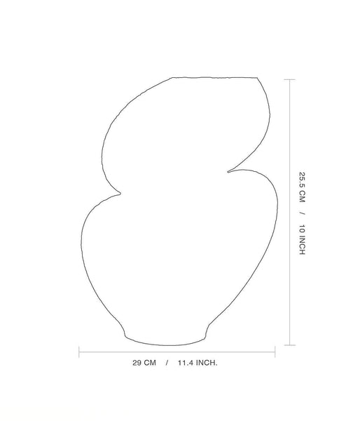 Ceramic Vase ‘Ellipse N°1 - White’