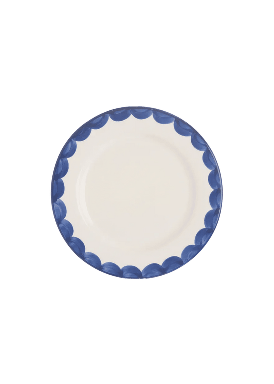 Blue Scallop Side Plate