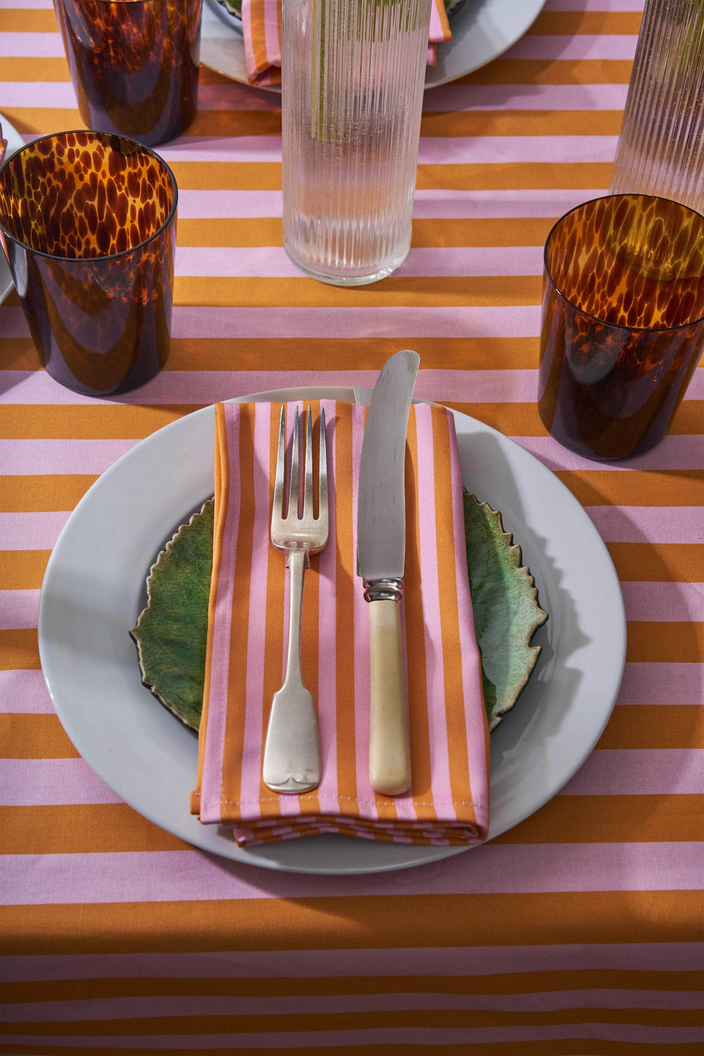 Rhubarb and Custard Napkins (Set of 4)
