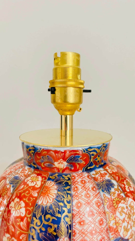 Antique Japanese Imari Lamp