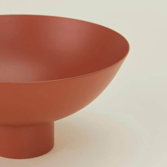Essential Footed Bowl - Terracotta