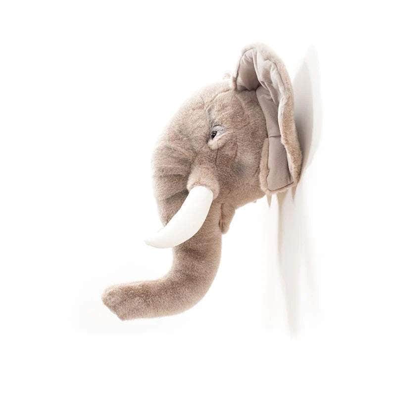 George the Elephant Wall Mounted Plush Head