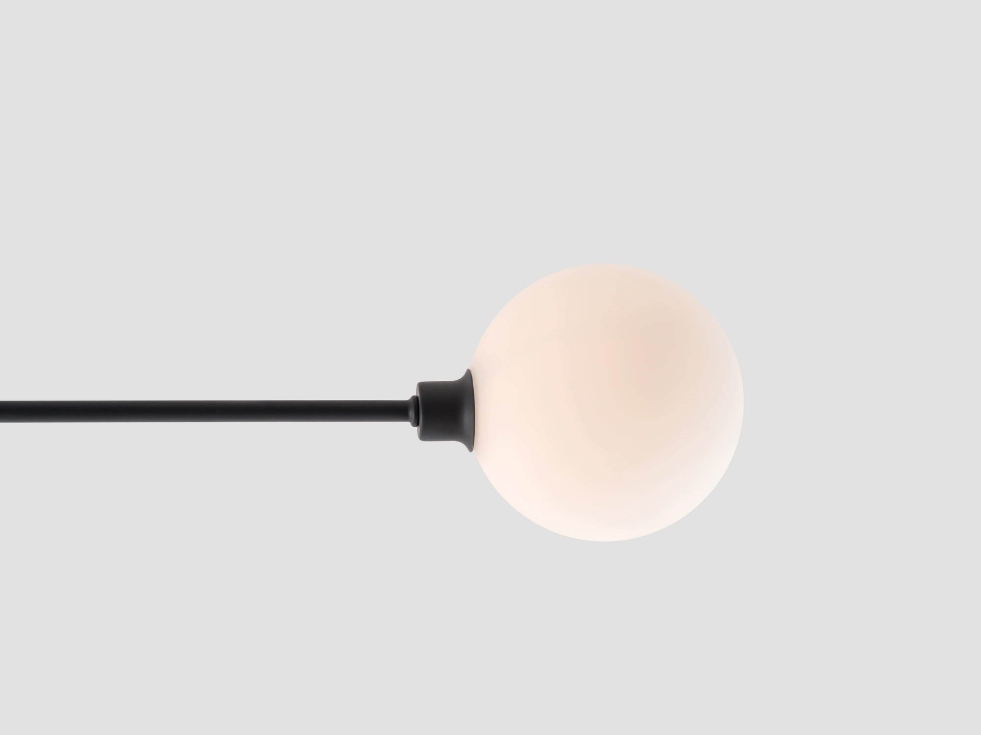 Charcoal grey 3 light flush ceiling light