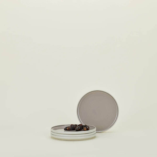 Essential Salad Plate - Set Of 4, Light Grey