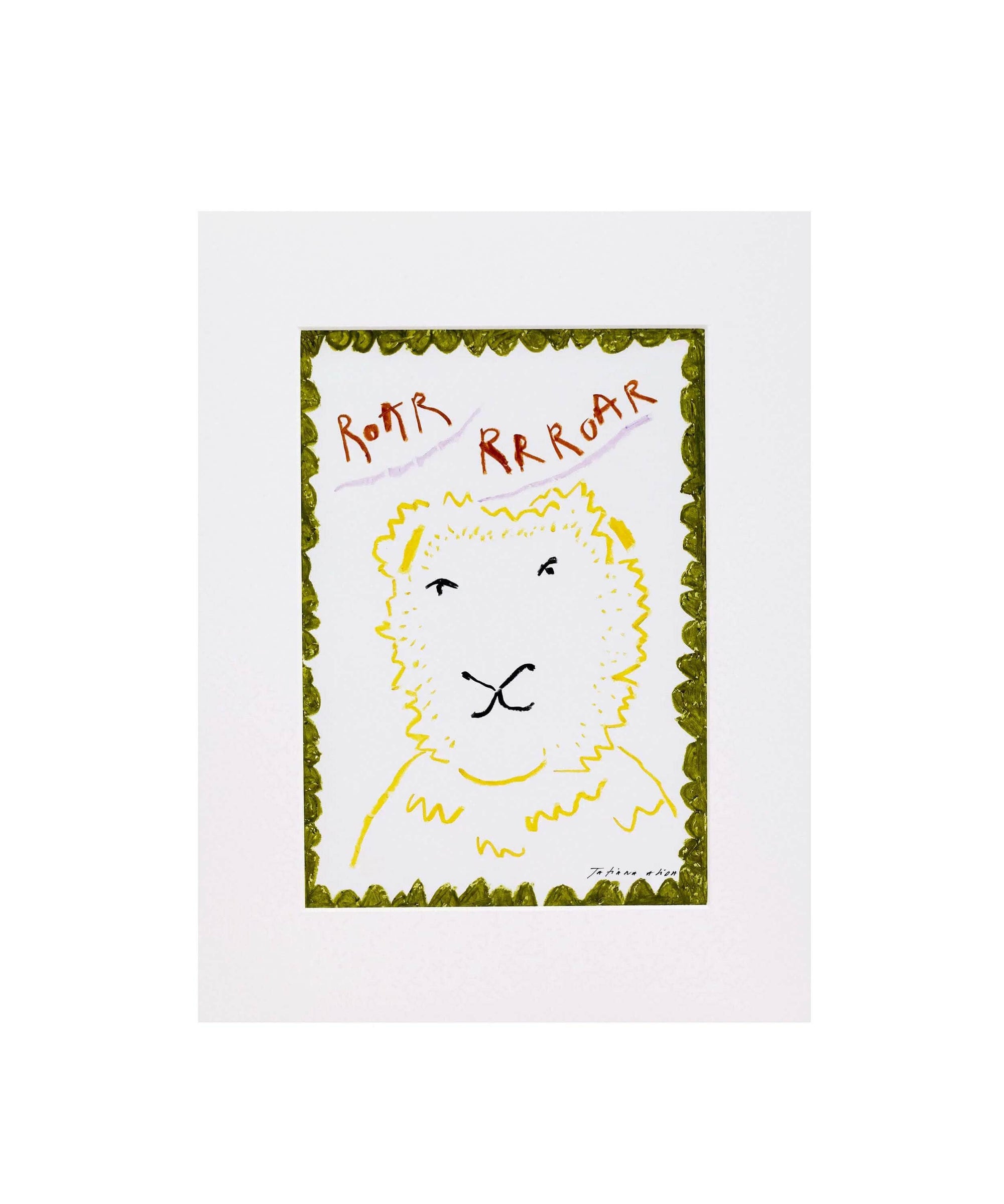Lion Roar Art Print