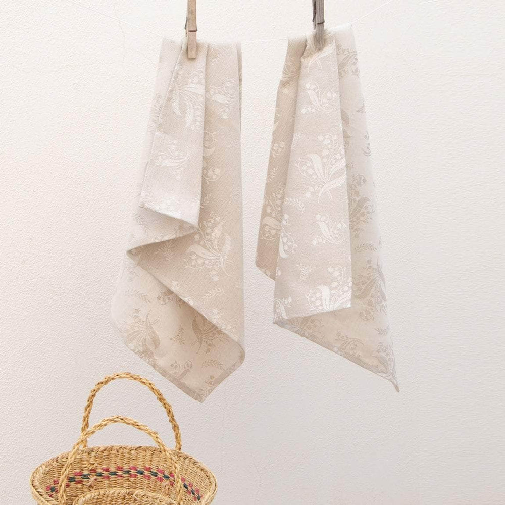 Mughetto Grigio Tea Towel