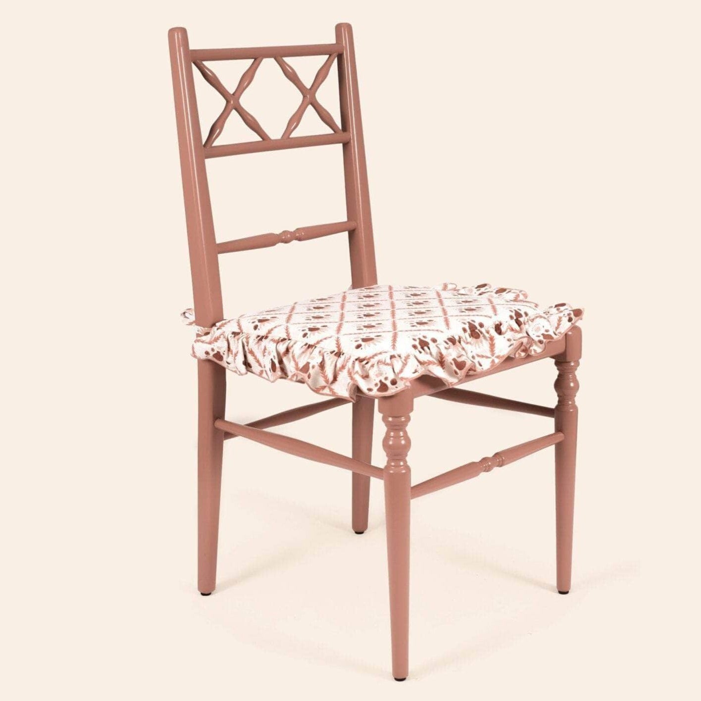 Pair of Chiara Dining Chairs, Terracotta