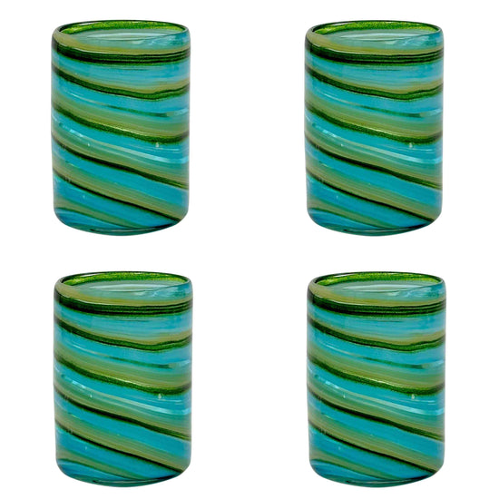 Bellotto Tumbler in Green, Set of Four