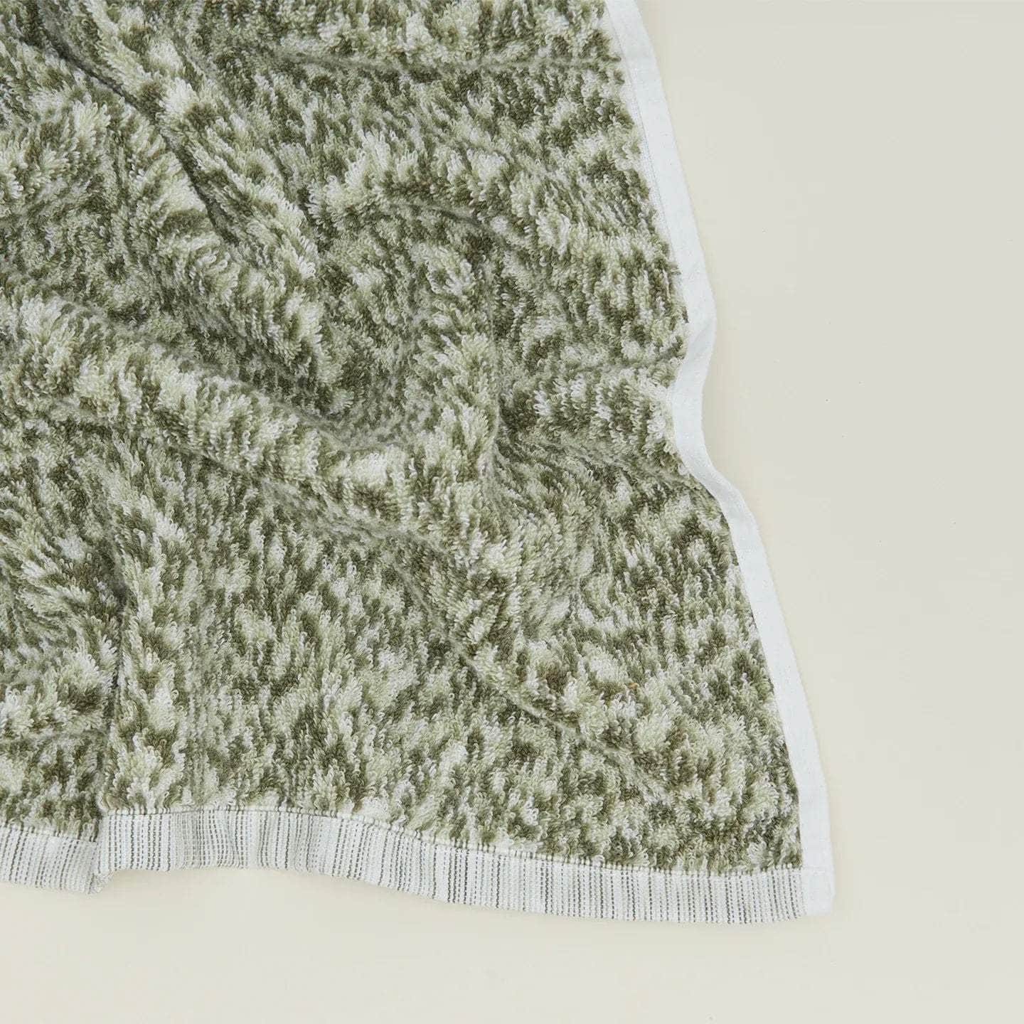 Space Dye Terry Towel - Olive