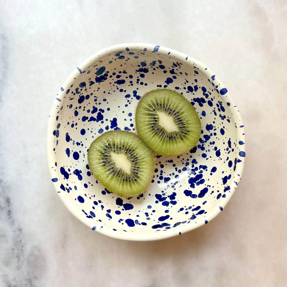Small Shallow Bowl Blueberry