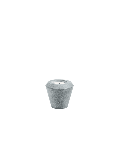 Cone of Stone Candle Holder
