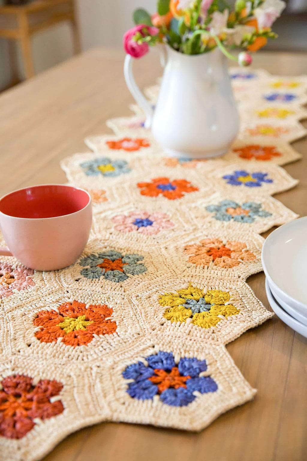 Flower Table Runner