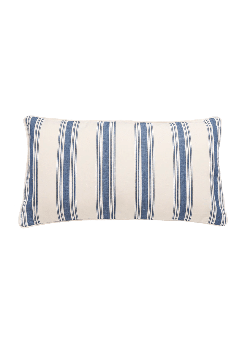 Sea Stripe Small Lumbar Cushion