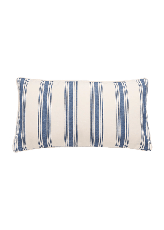 Sea Stripe Small Lumbar Cushion