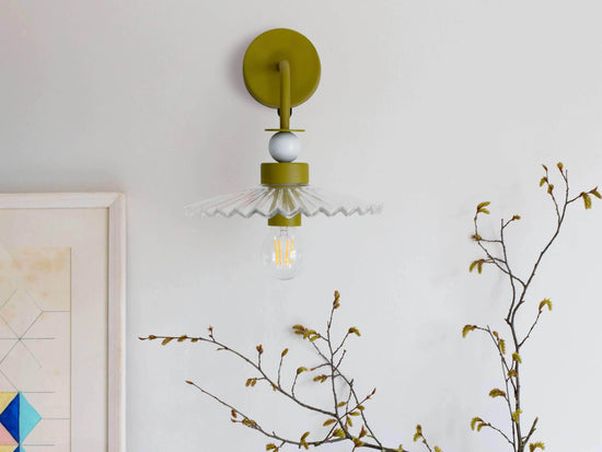 The Ribbed wall lamp - Houseof x Emma Gurner