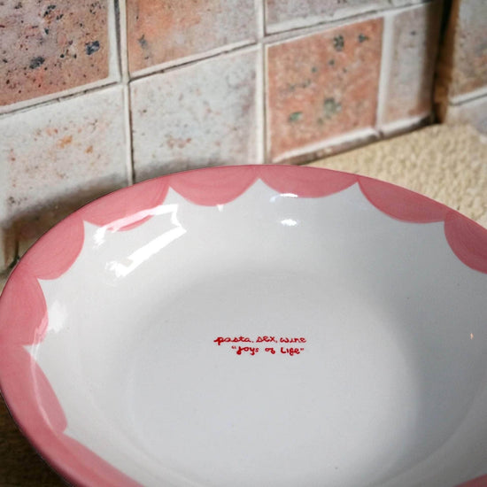 Hand-painted Family Style Pasta Bowl