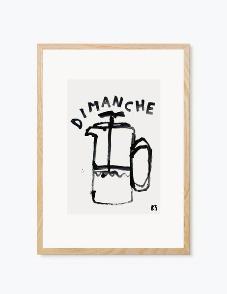 Dimanche | Wall Art Print