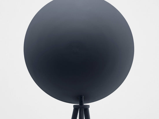 Charcoal grey diffuser floor lamp