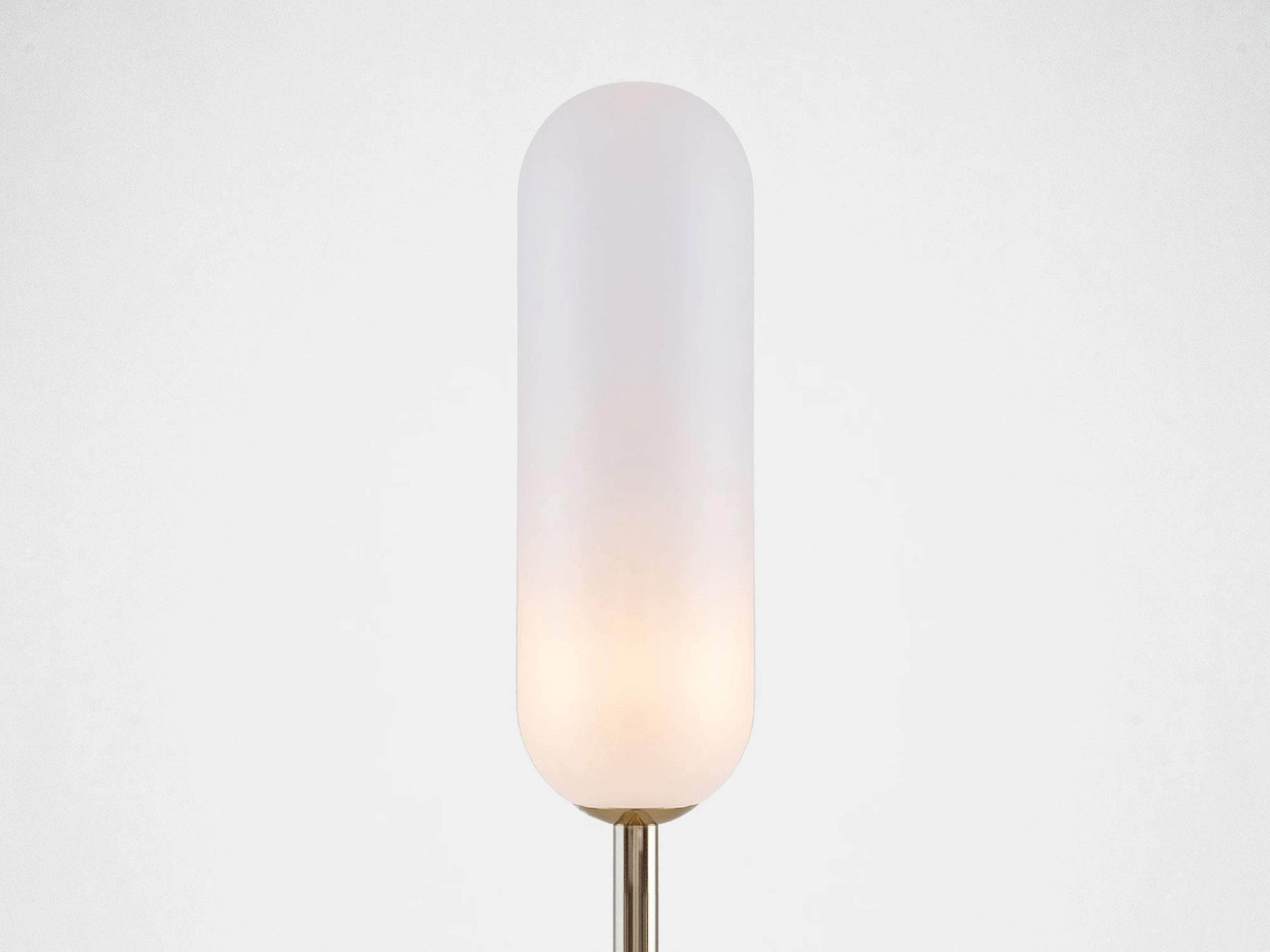 Olive green marble curve floor lamp