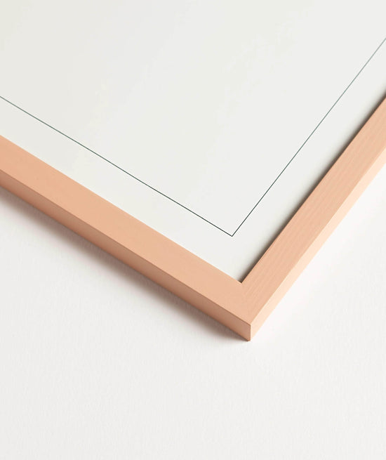 Plaster Pink Solid Wood Frame