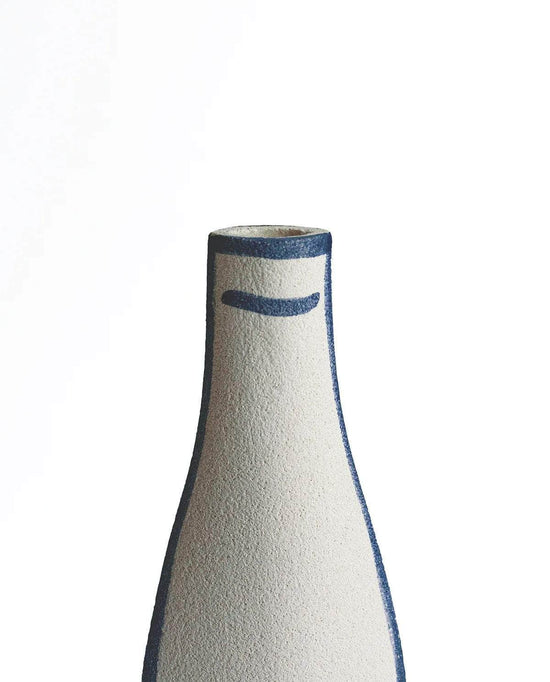 Ceramic Vase ‘Morandi Bouteille - Blue’