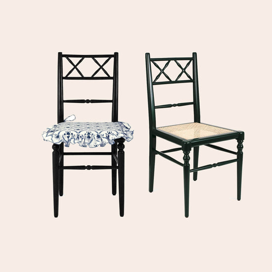 Pair of Chiara Dining Chairs, Charcoal