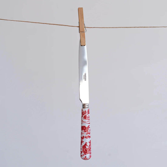 Toile de Jouy 5Pc Cutlery Set | Red