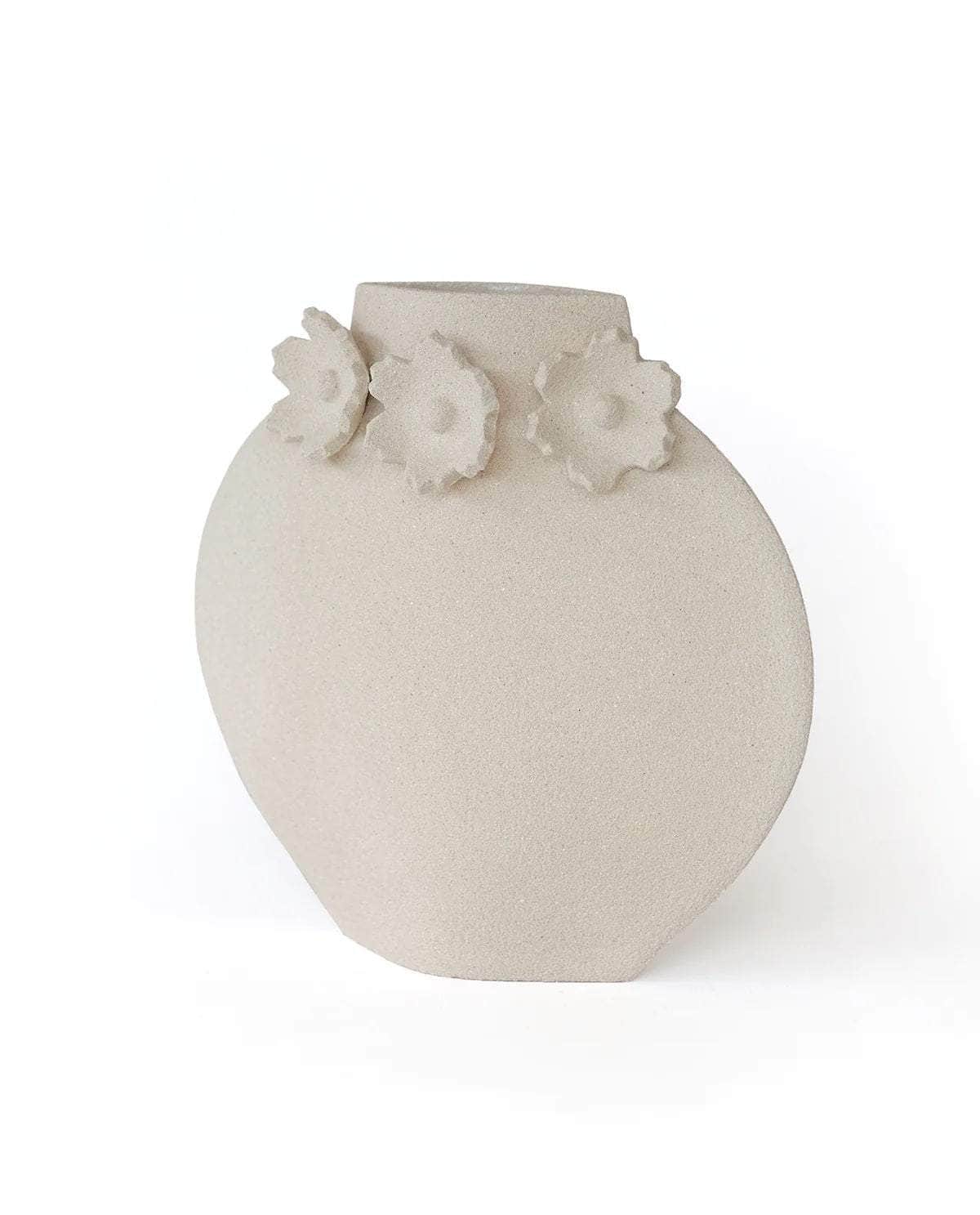 Ceramic Vase 'Sculptural Flowers'