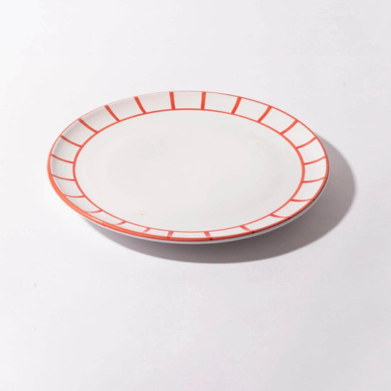Dinner Plate - Lobster Red Fence