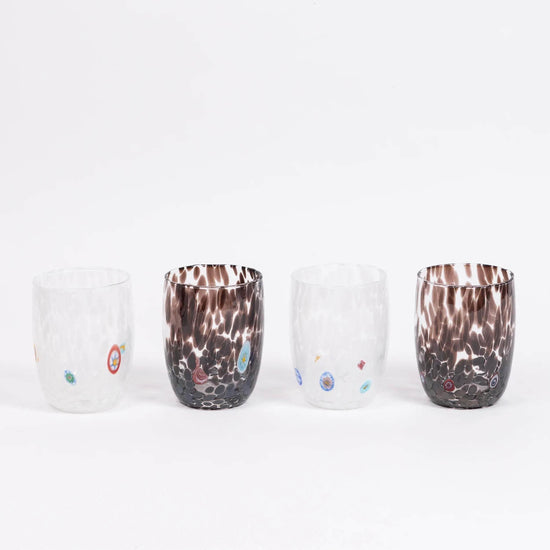 Round Murano Tumbler | Smoke