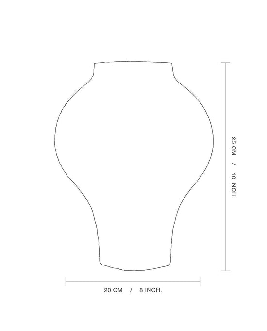 Ceramic Vase ‘Dal - Negative Big Rounds’