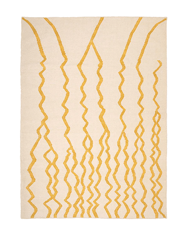 Barba Rug in Mustard Yellow