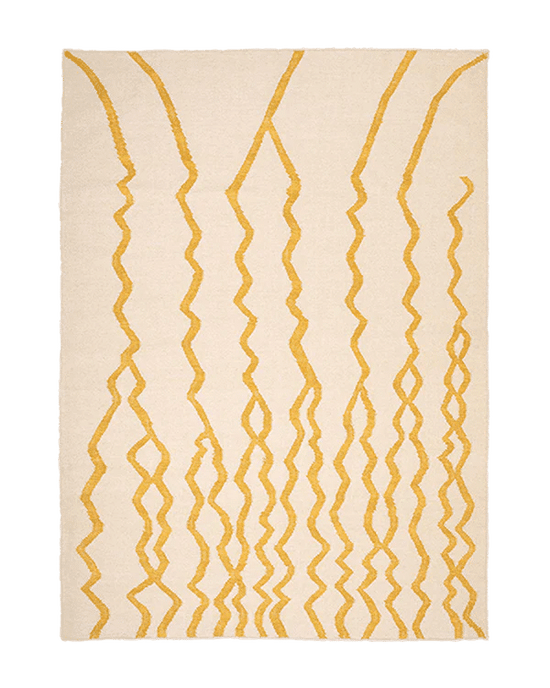 Barba Rug in Mustard Yellow