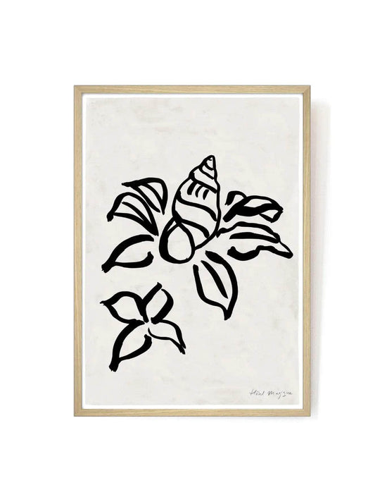 Shell Flower Art Print