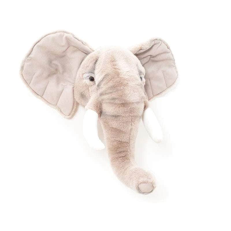 George the Elephant Wall Mounted Plush Head