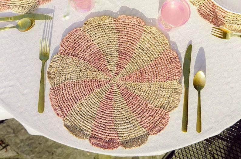 Pinwheel Pink Placemat