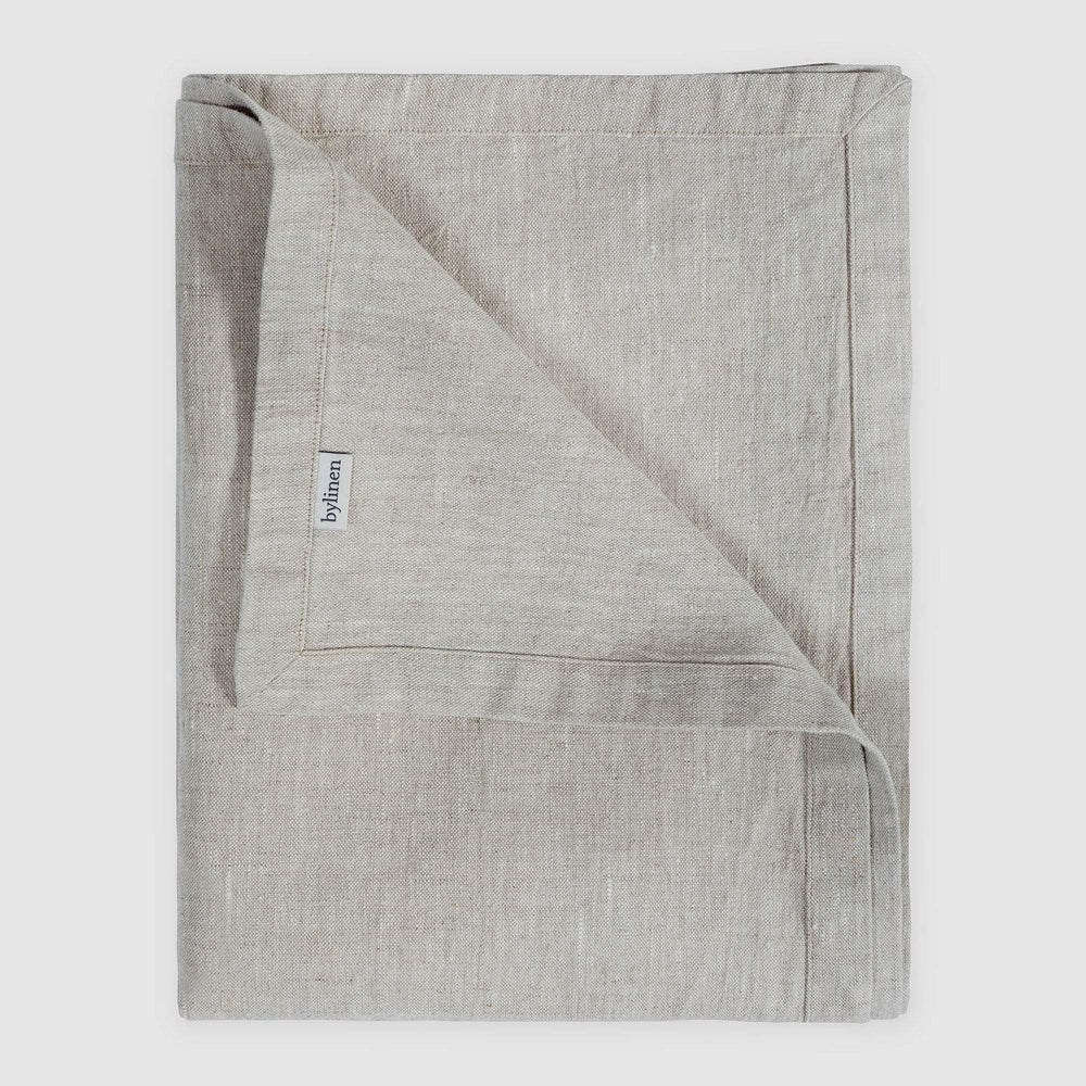 Linen Tablecloth Beige