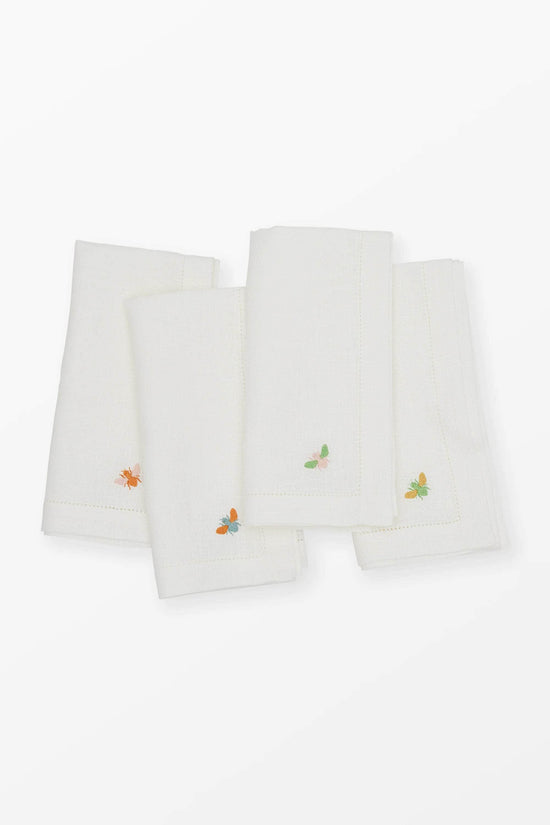 Load image into Gallery viewer, Bee Napkins Set of 4
