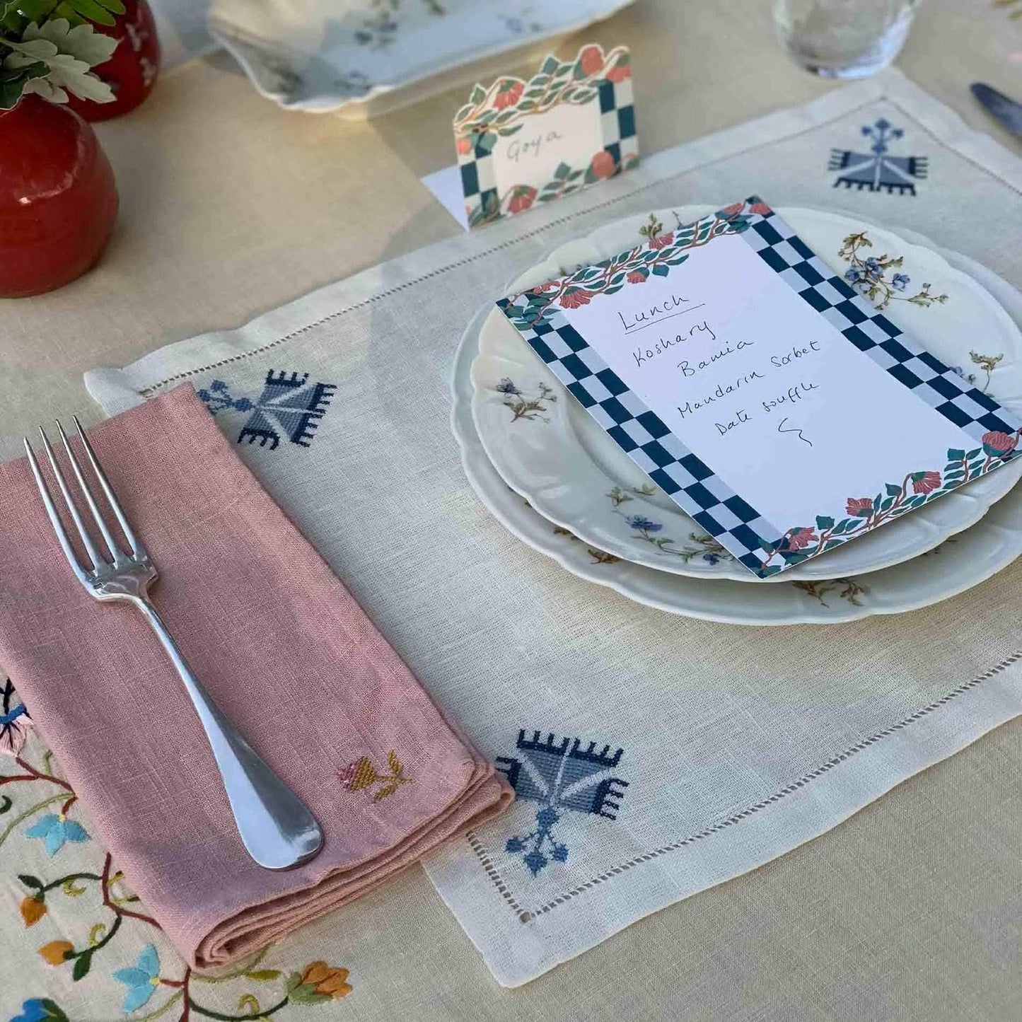 Ottoman Carnation Placemat