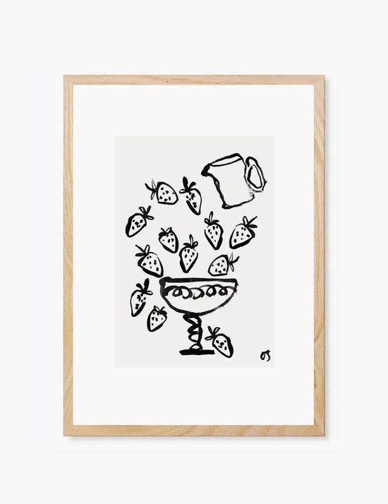 The Strawberries | Wall Art Print