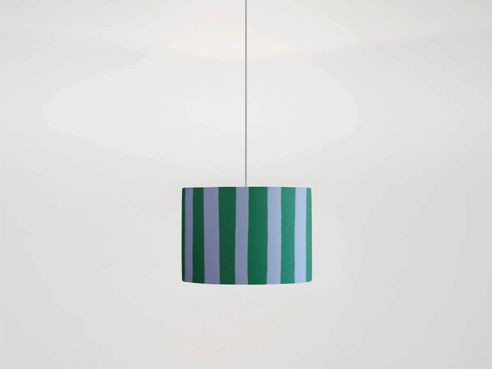 Blue stripes print lamp shade