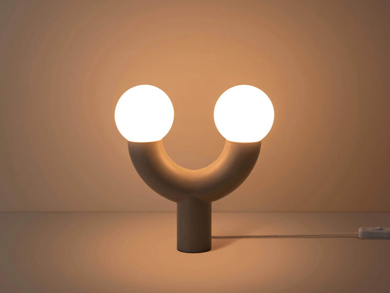 Sand tube table lamp