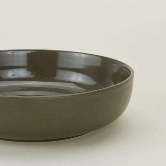 Essential Low Bowl - Set Of 4, Olive