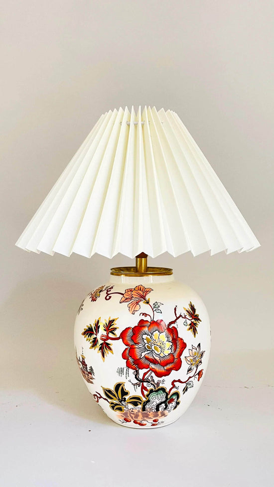 Load image into Gallery viewer, Large Rattan Detailed Table Lamp - pre order for mid June

