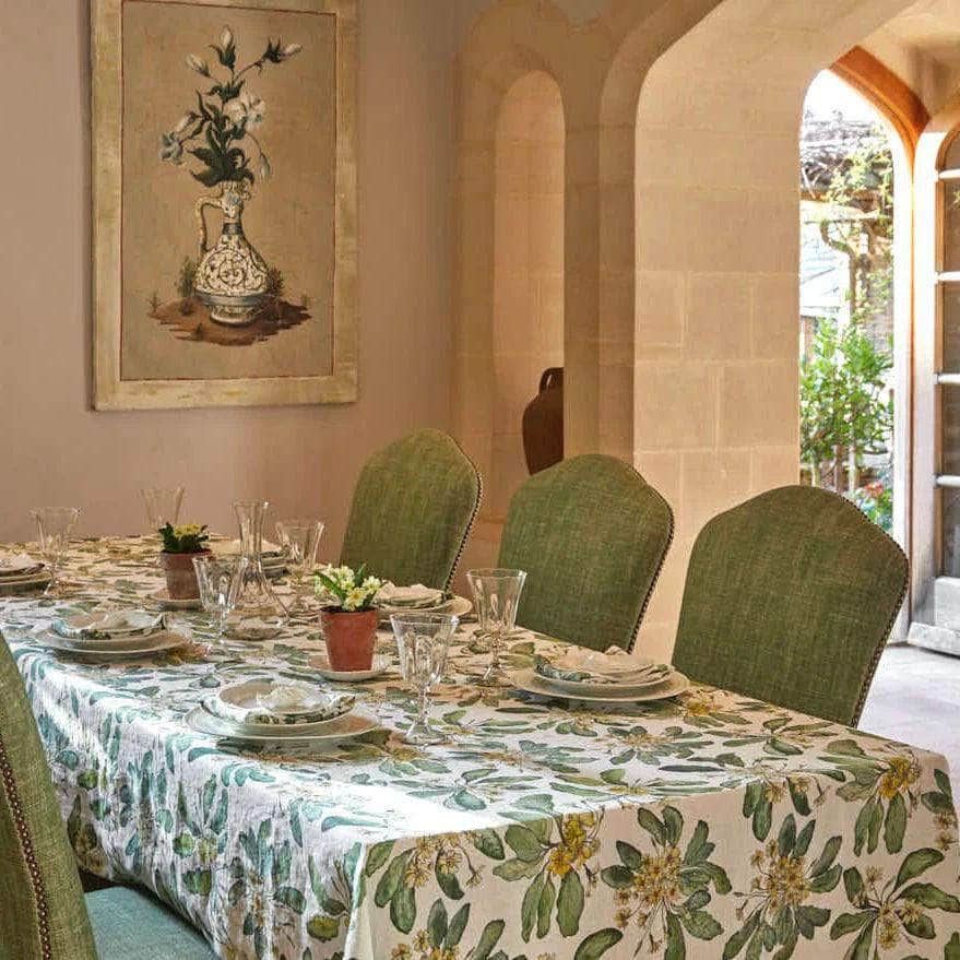 Primrose Linen Table Cloth