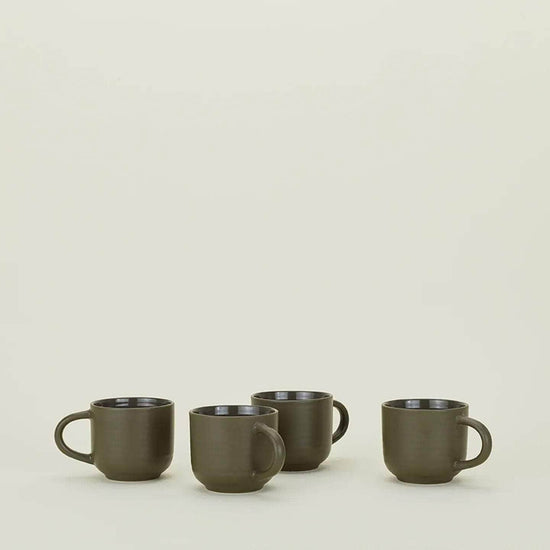 Essential Mug - Set Of 4, Olive