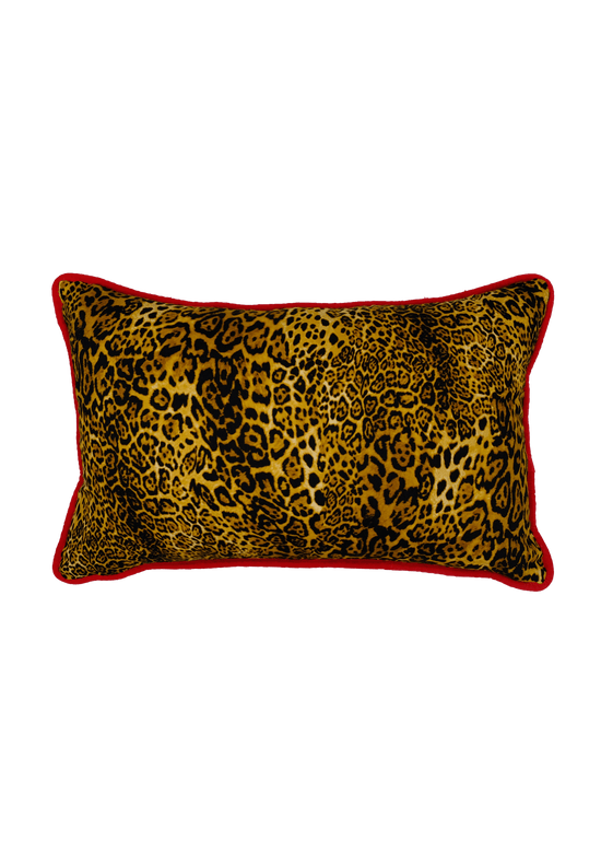 Leopard top lumbar pillow